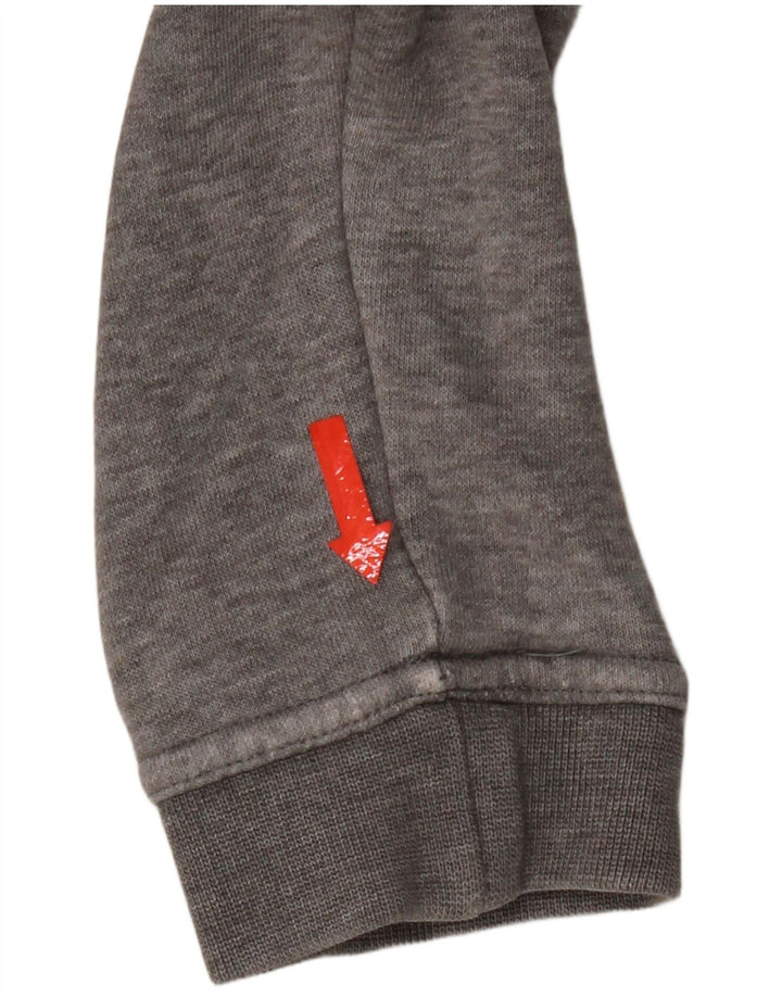 Pulover supradimensionat pentru femei Nike UK 10 Bumbac gri mic