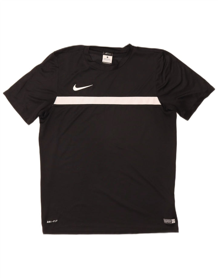 Tricou NIKE Dri Fit pentru bărbați Top mare din poliester negru