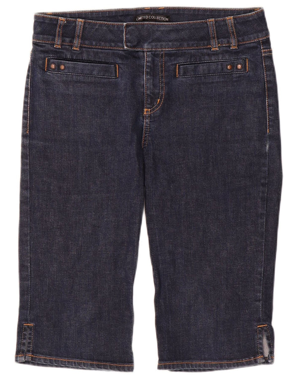 Bermude pentru femei Marks & Spencer, din denim, UK 8 Small W30 Bumbac bleumarin