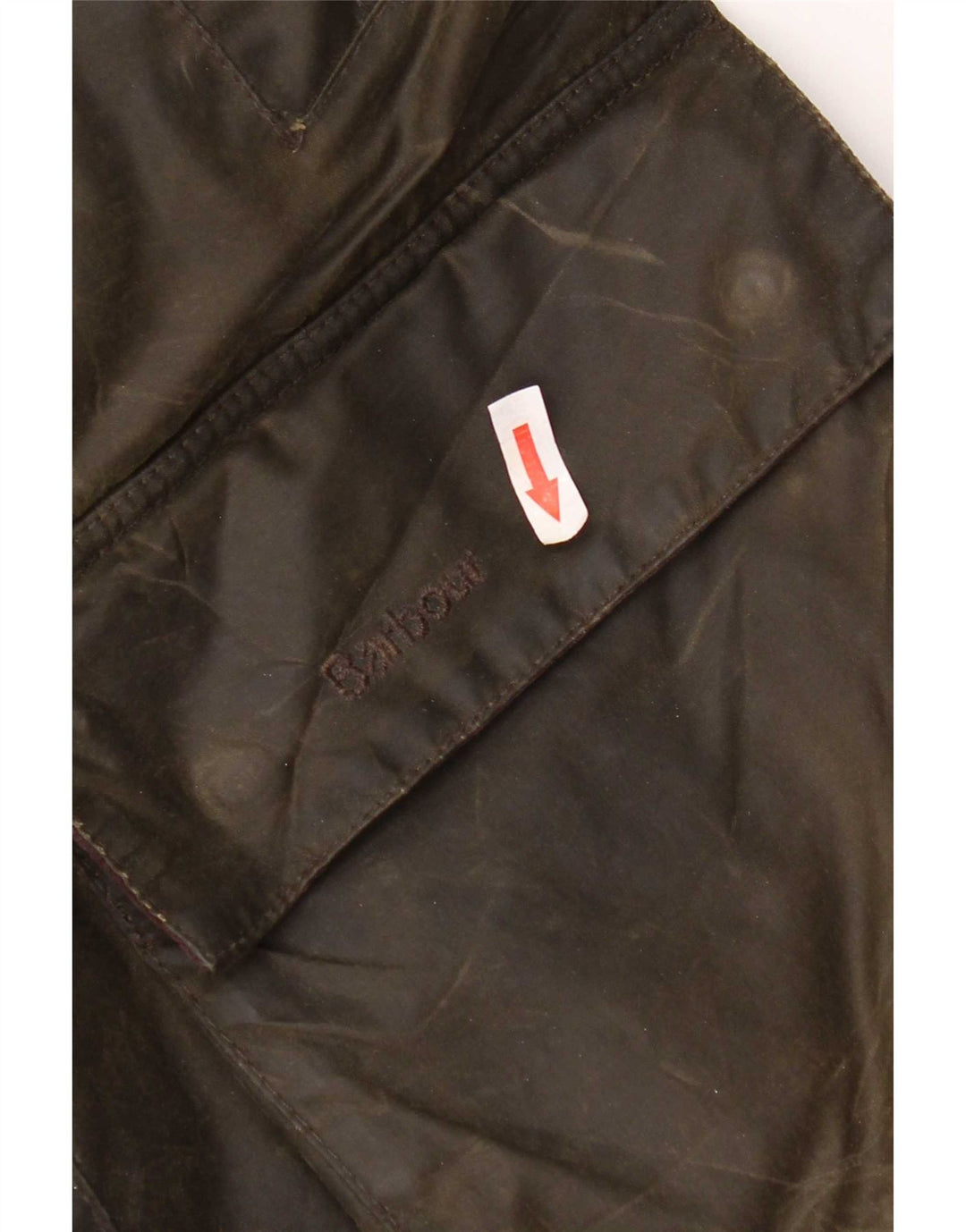 Jachetă pentru bărbați Barbour din bumbac cerat UK 38 Bumbac kaki mediu