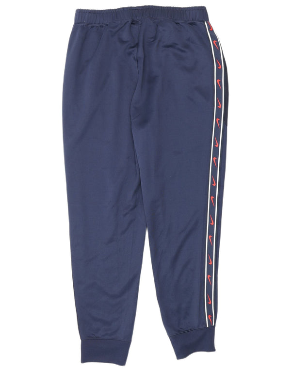 Nike Mens Graphic Tracksuit Trousers Joggers Medium Navy Blue Colourblock