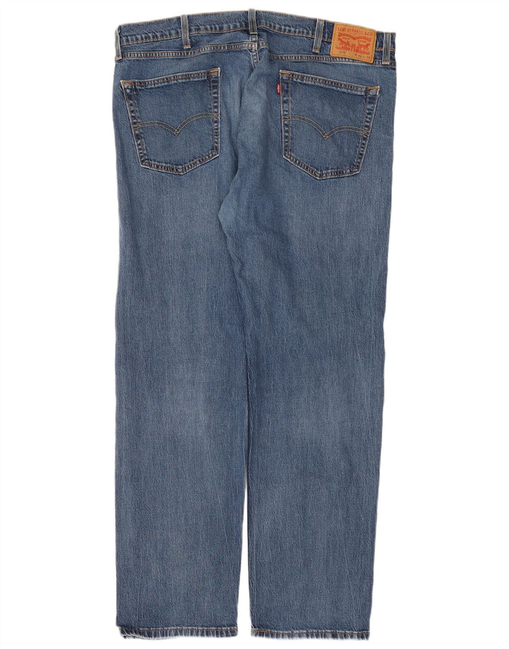 Blugi drepti pentru bărbați Levi's 505 W40 L32 Bumbac albastru