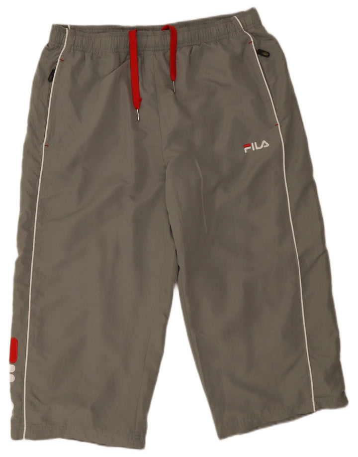 Pantaloni de trening Fila Graphic Capri pentru bărbați XL poliester gri