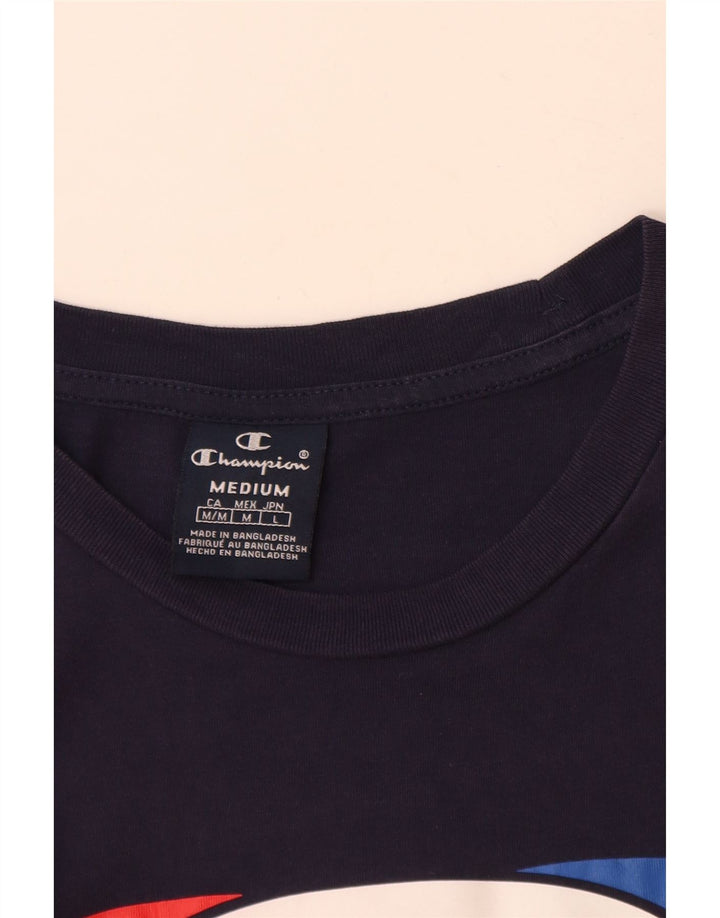 Tricou grafic pentru bărbați Champion Top Mediu Bleumarin