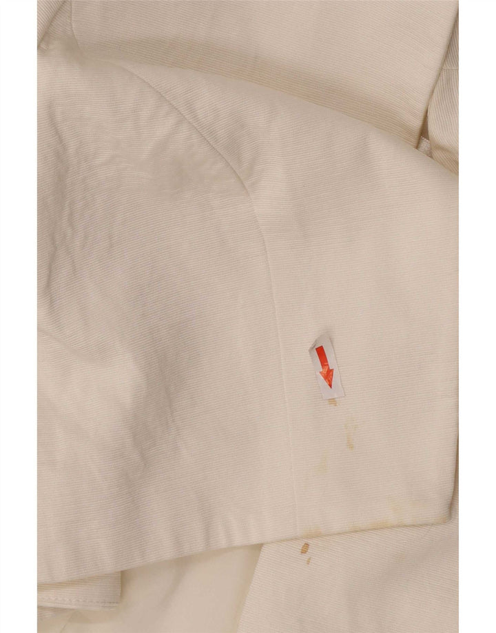 Jachetă Bolero cu mâneci 3/4 pentru femei Coast UK 12 Medium White Viscose
