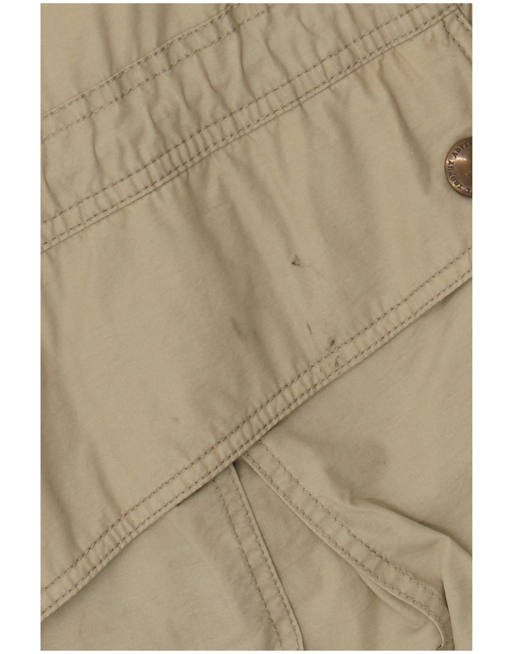 Jachetă de vânt cu glugă pentru bărbați Camel Active UK 48 4XL Bej Colorblock