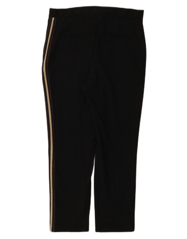 Pantaloni chino conici pentru femei Marks & Spencer UK 14 Large W32 L26 Negru