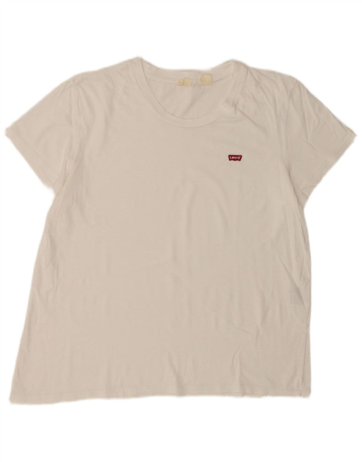 Top tricou Levi's pentru femei UK 18 XL Alb