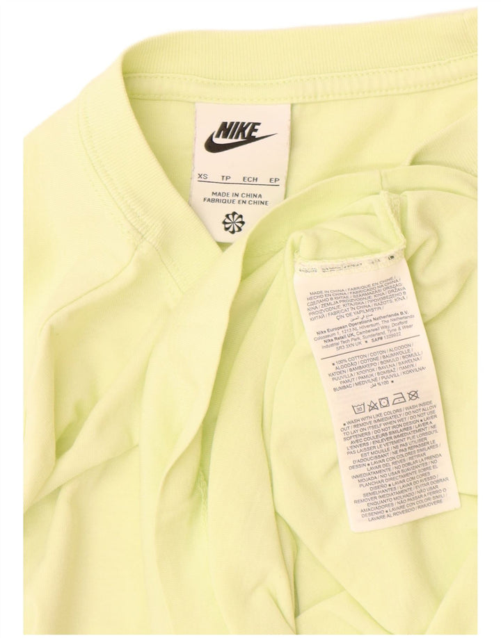 Tricou pentru bărbați Nike Top XS Bumbac galben