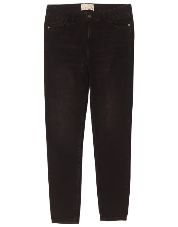 Fat Face Blugi Super skinny pentru femei UK 12 Medium W30 L29 Bumbac negru