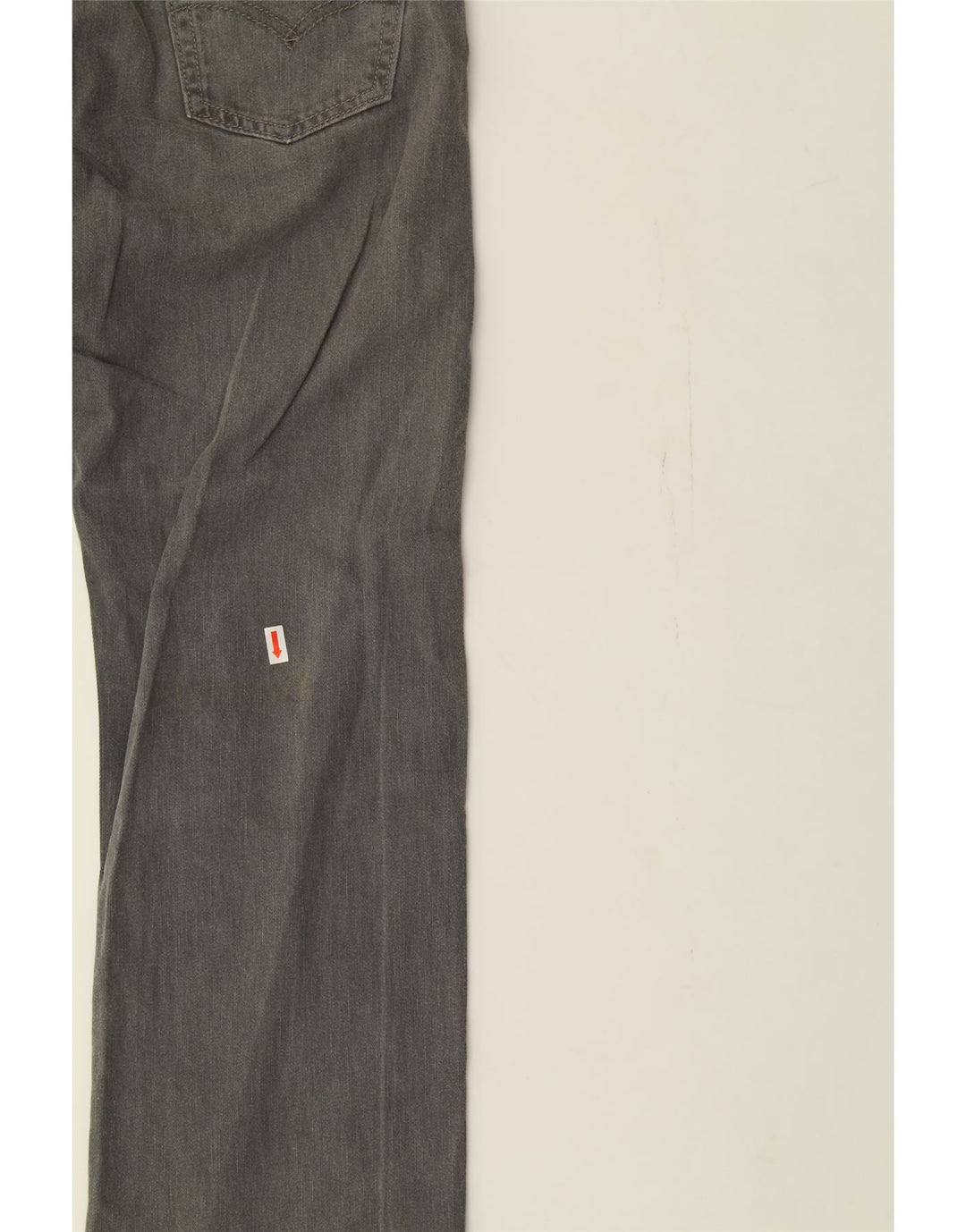 LEVI'S Womens 514 Slim Straight Jeans W30 L30 Grey Cotton Vintage Levi's and Second-Hand Levi's from Messina Hembry 