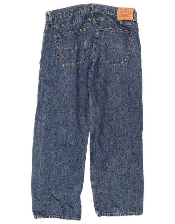 Blugi drepti Levi's Girls 550 Relaxed Fit 13-14 ani W33 L28 bleumarin