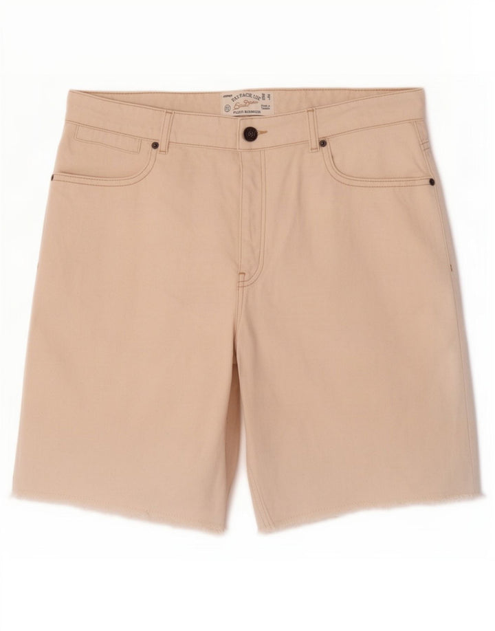 Fat Face Bermude pentru femei Fleet Denim Shorts UK 12 Medium W30 Off White