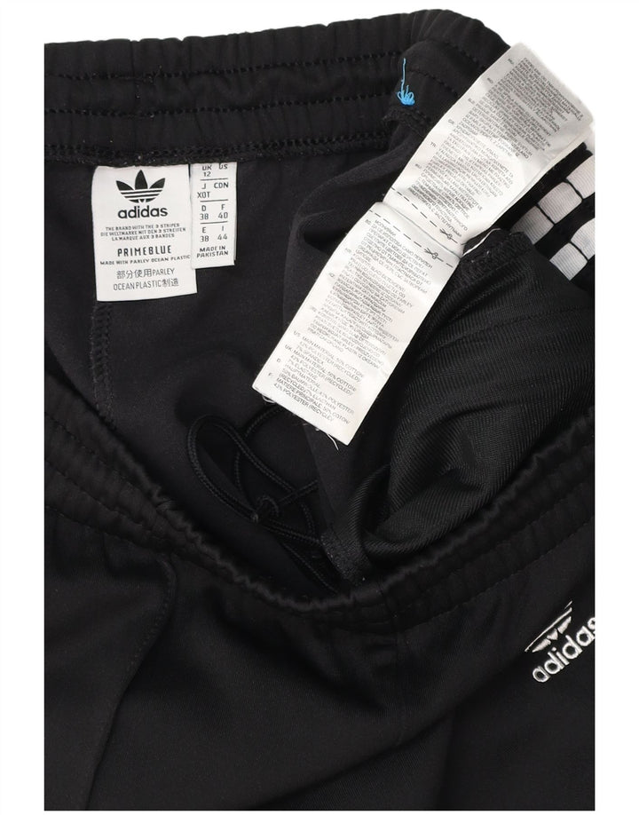 Pantaloni de trening ADIDAS pentru femei UK 12, bumbac mediu negru