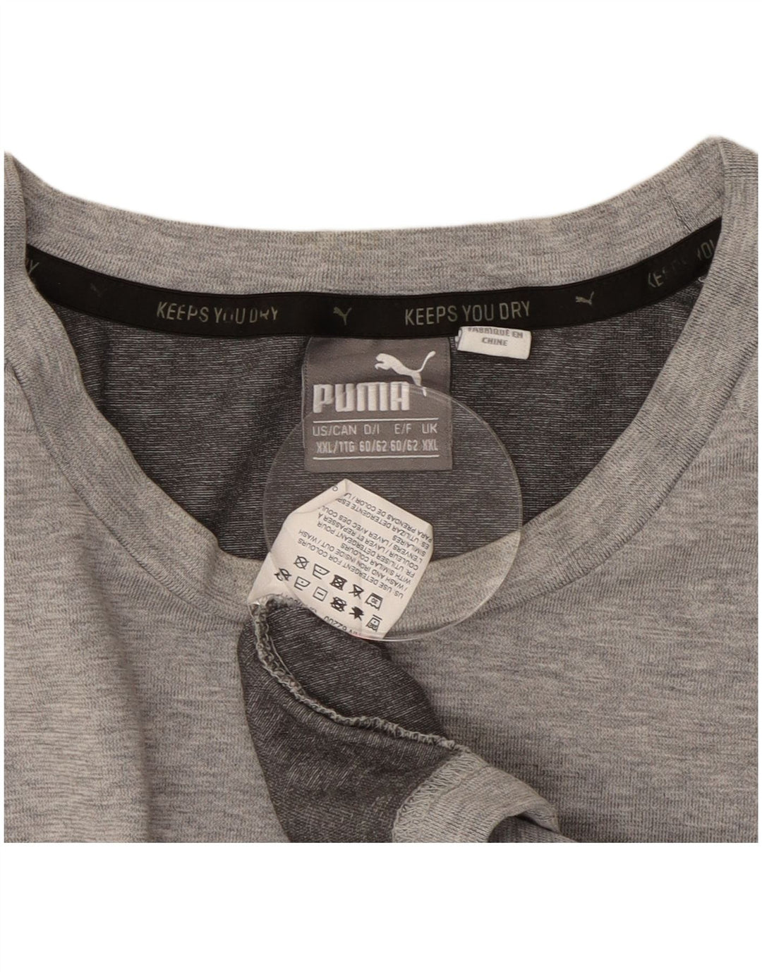 Tricou grafic PUMA pentru bărbați Top 2XL bumbac gri