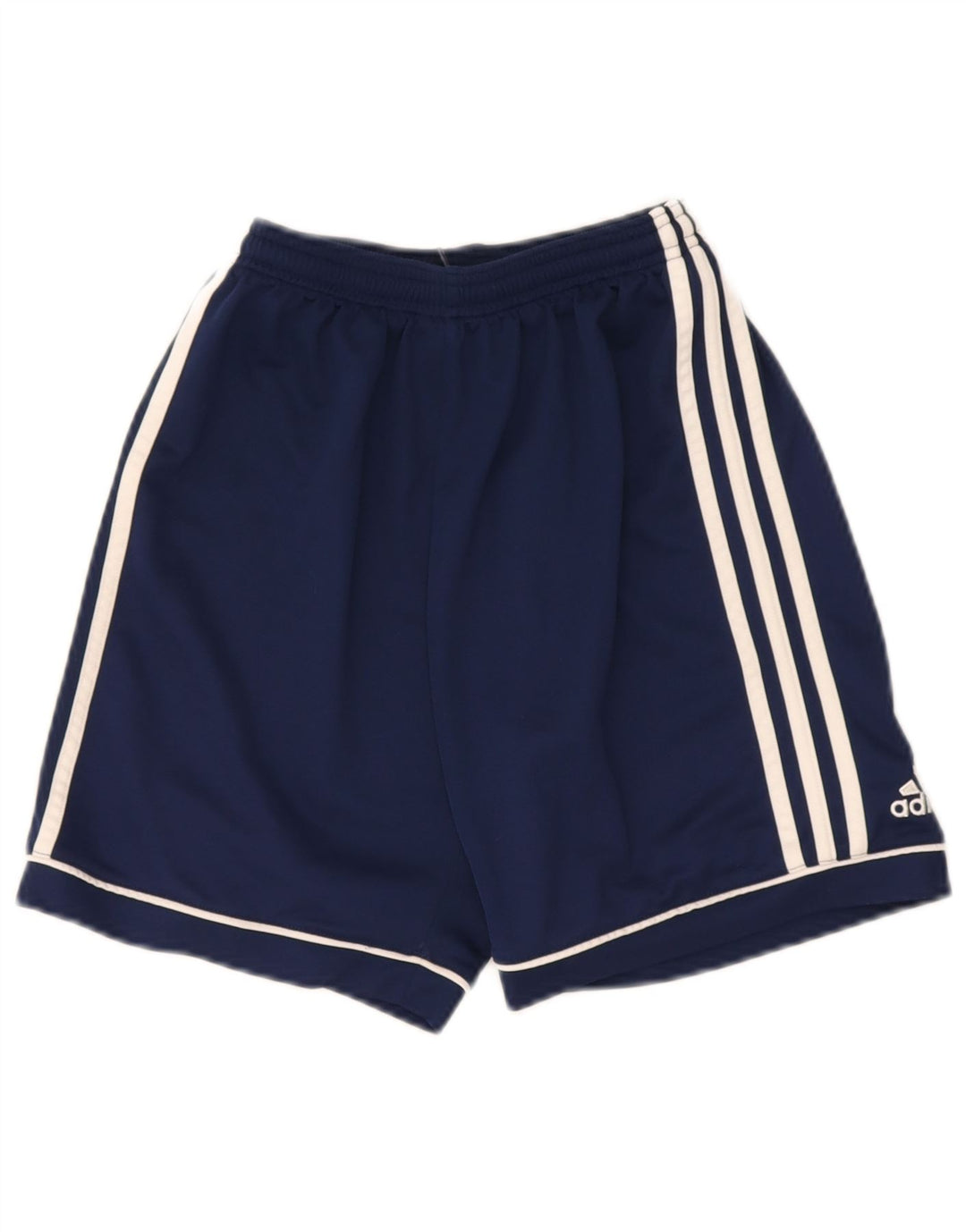 Pantaloni scurți sport Adidas Climalite pentru băieți 13-14 ani, albastru bleumarin, poliester