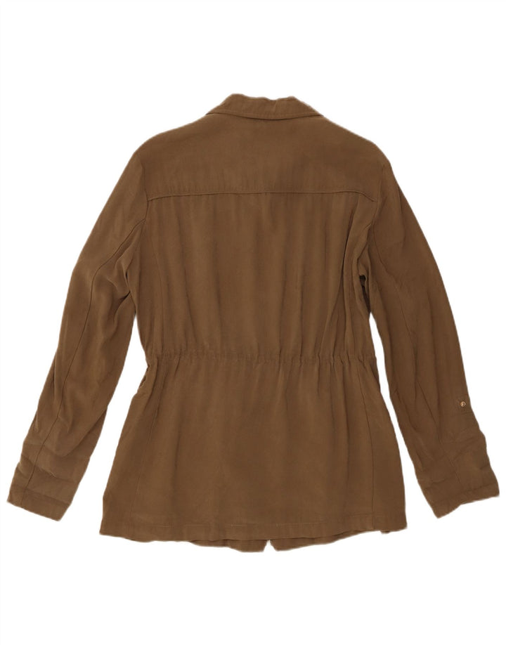 Bomber pentru femei Zara UK 14 Medium Khaki Viscose