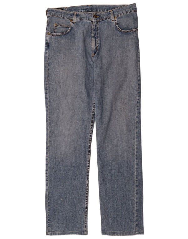 Blugi Lee Brooklyn Straight pentru bărbați W36 L36 Bumbac albastru