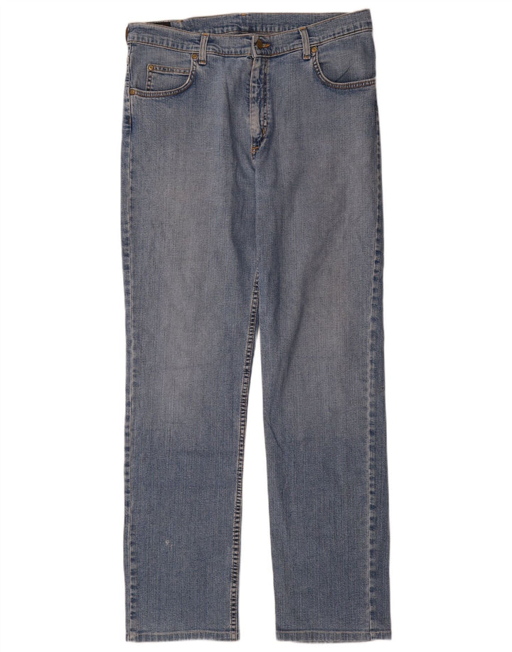 Blugi Lee Brooklyn Straight pentru bărbați W36 L36 Bumbac albastru