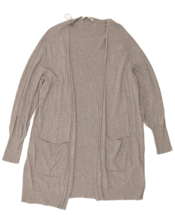 Pulover cardigan cu paragate pentru femei Marks & Spencer UK 16, mare, gri cu pete