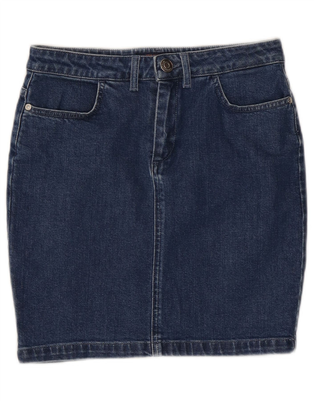 Fusta de blugi TRUSSARDI pentru femei IT 42 Medium W28 Bumbac albastru