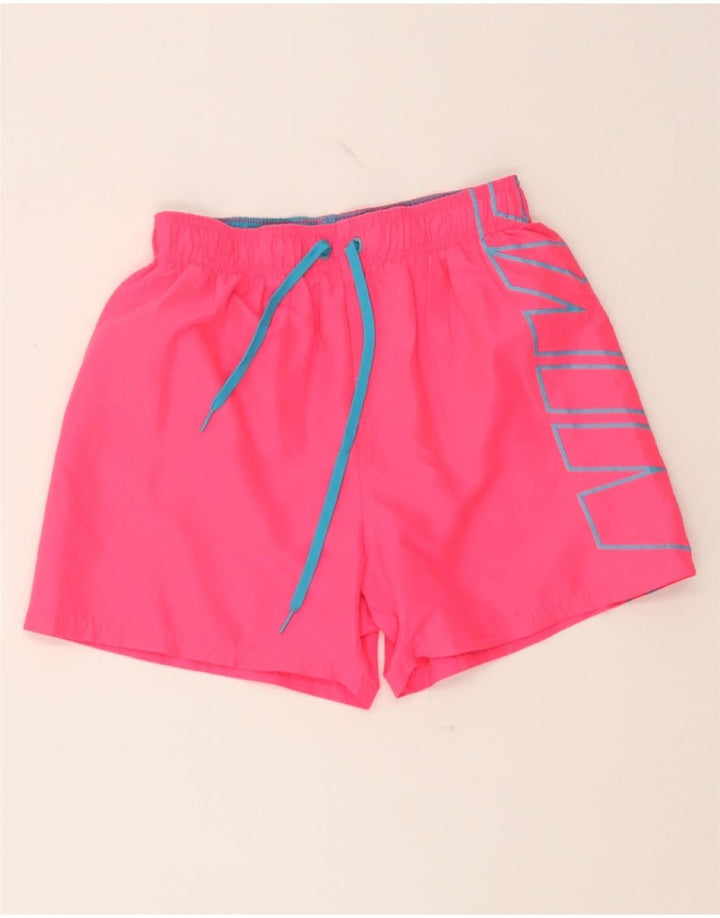 NIKE Womens Graphic Sport Shorts UK 8 Small Pink Polyester Vintage Nike and Second-Hand Nike from Messina Hembry 