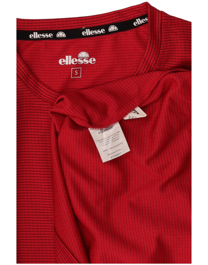 Tricou pentru bărbați Ellesse Top mic poliester cu dungi roșii