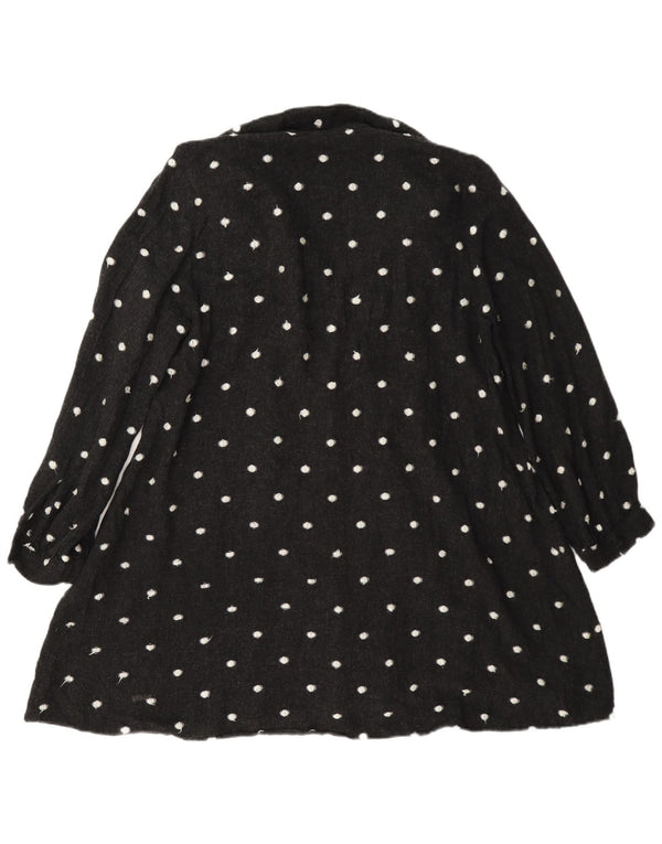 Rochie cu mâneci lungi pentru femei Zara UK 14 Viscoză cu pete, gri mediu