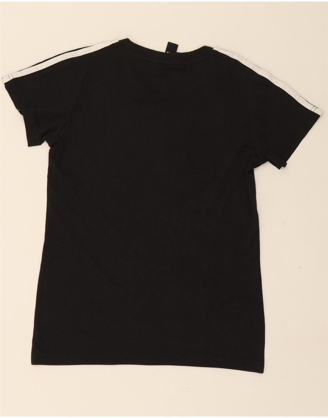 ADIDAS Womens T-Shirt Top UK 10 Small Black