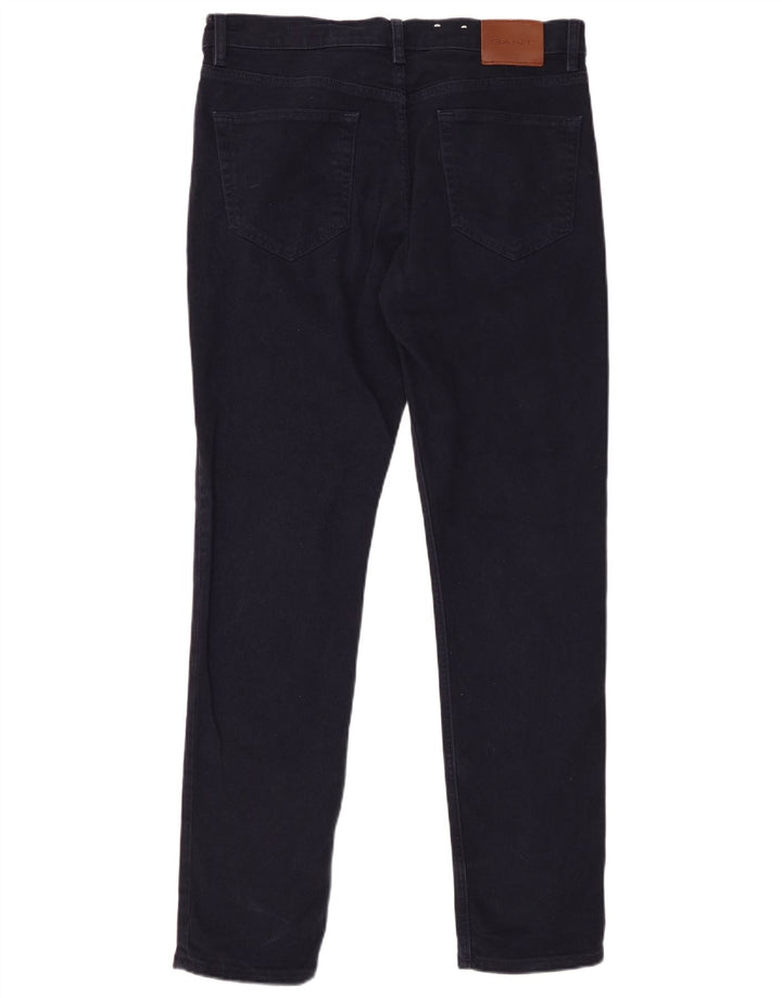 GANT Blugi pentru bărbați subțiri W33 L32 Bumbac bleumarin