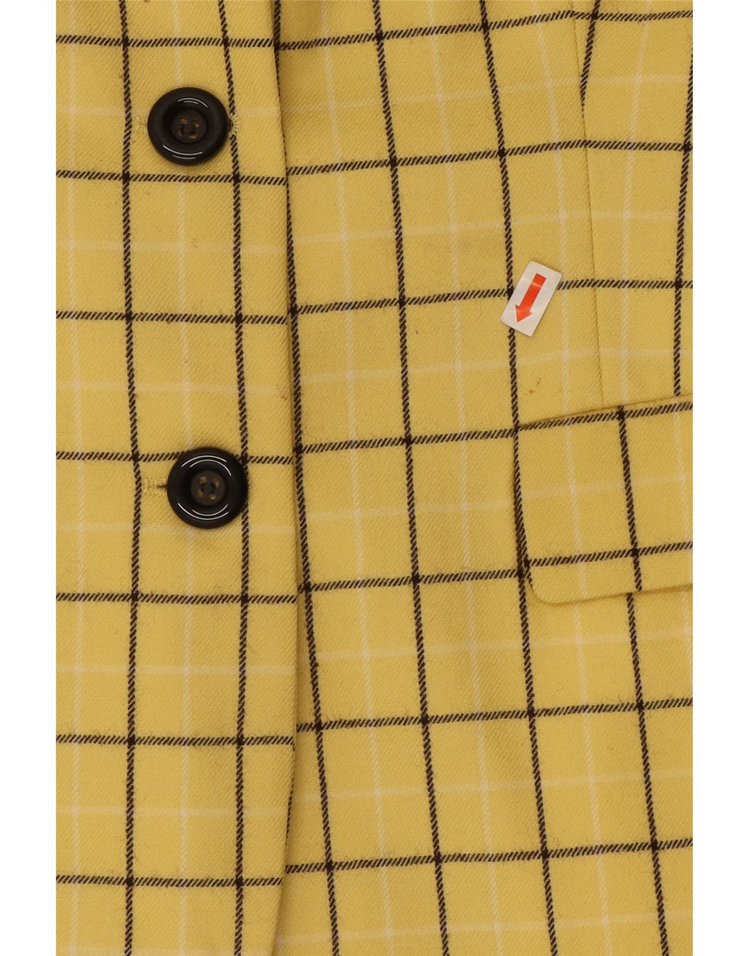 Blazer pentru femei Oliver By Valentino, cu 3 nasturi, IT 46, galben mare, caroserie