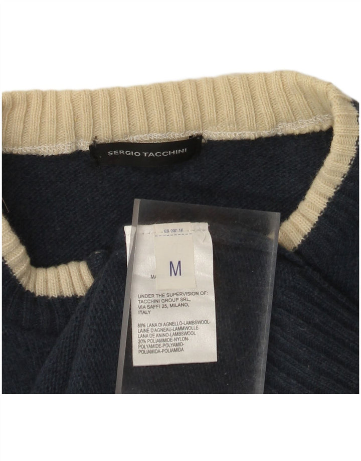 Pulover cardigan fără mâneci pentru femei Sergio Tacchini UK 12 Medium Bleumarin