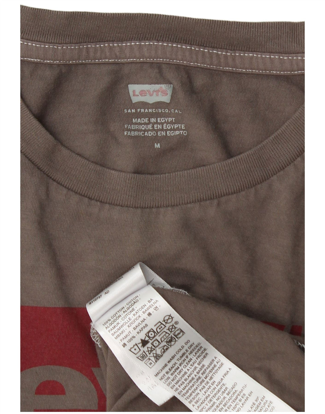 Tricou grafic Levi's pentru femei Top UK 14 Medium Gri Bumbac