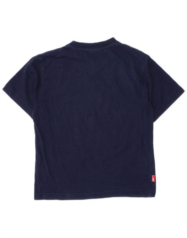 Tricou grafic Reebok pentru băieți Top 5-6 ani bleumarin