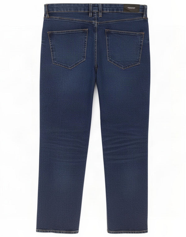 French Connection Mens Fcuk Straight Jeans W32 L30 Blue Cotton