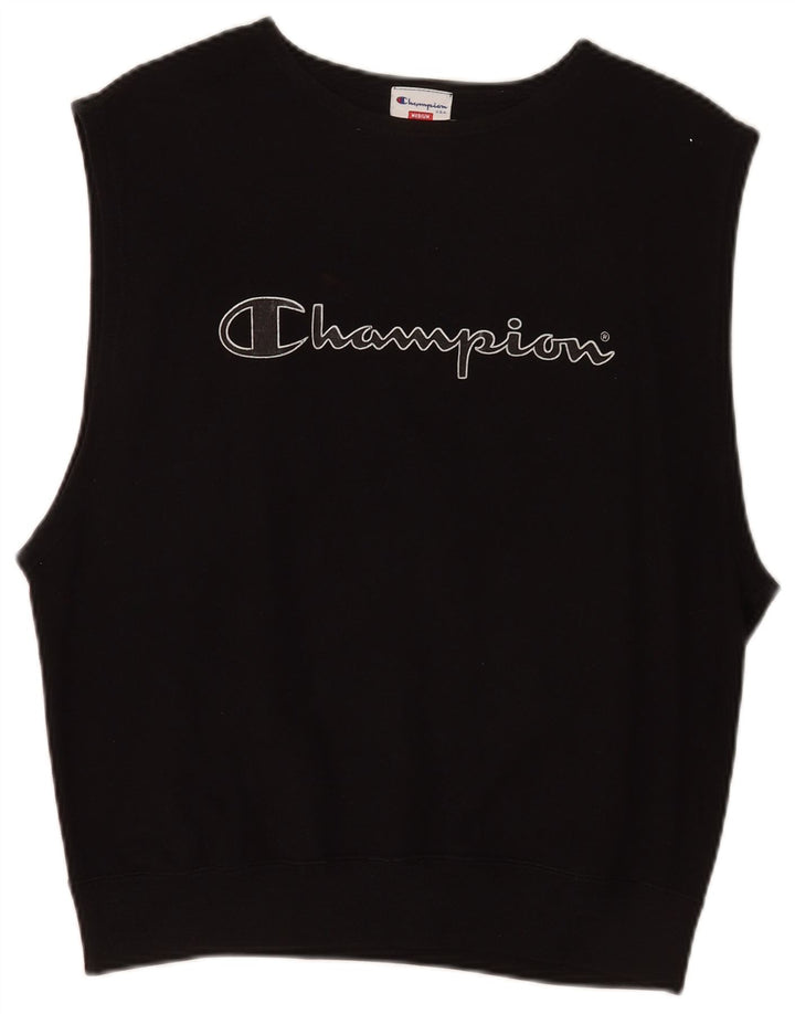 Pulover fără mâneci cu grafic pentru femei Champion UK 14 Medium Black
