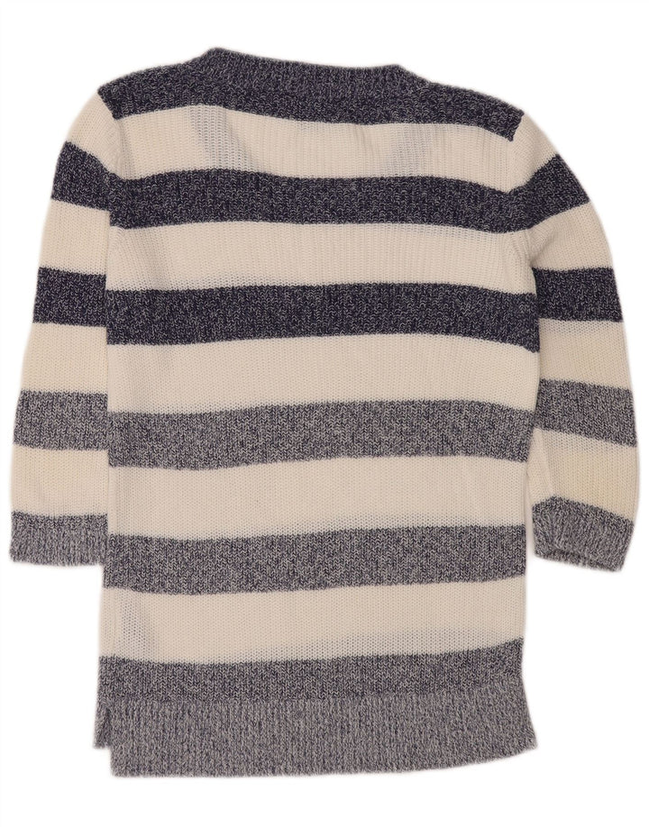 Pulover pentru femei TOMMY HILFIGER cu gât de barcă, Marea Britanie 14 Medium Bleumarin