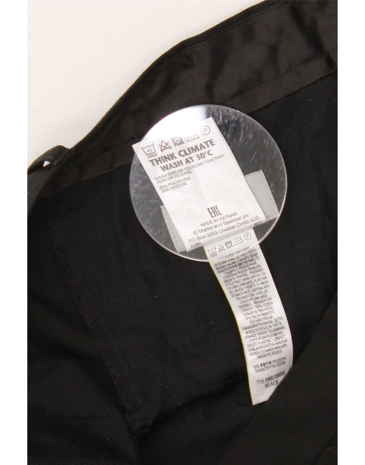 Pantaloni obișnuiți obișnuiți pentru bărbați Marks & Spencer L36 L31 Poliester negru