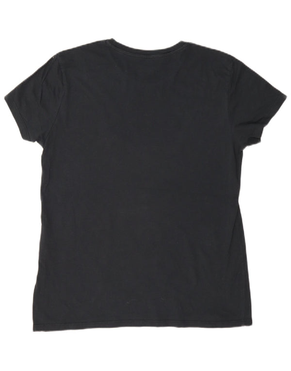 Levi's Womens Oversized Graphic T-Shirt Top UK 10 Small Black