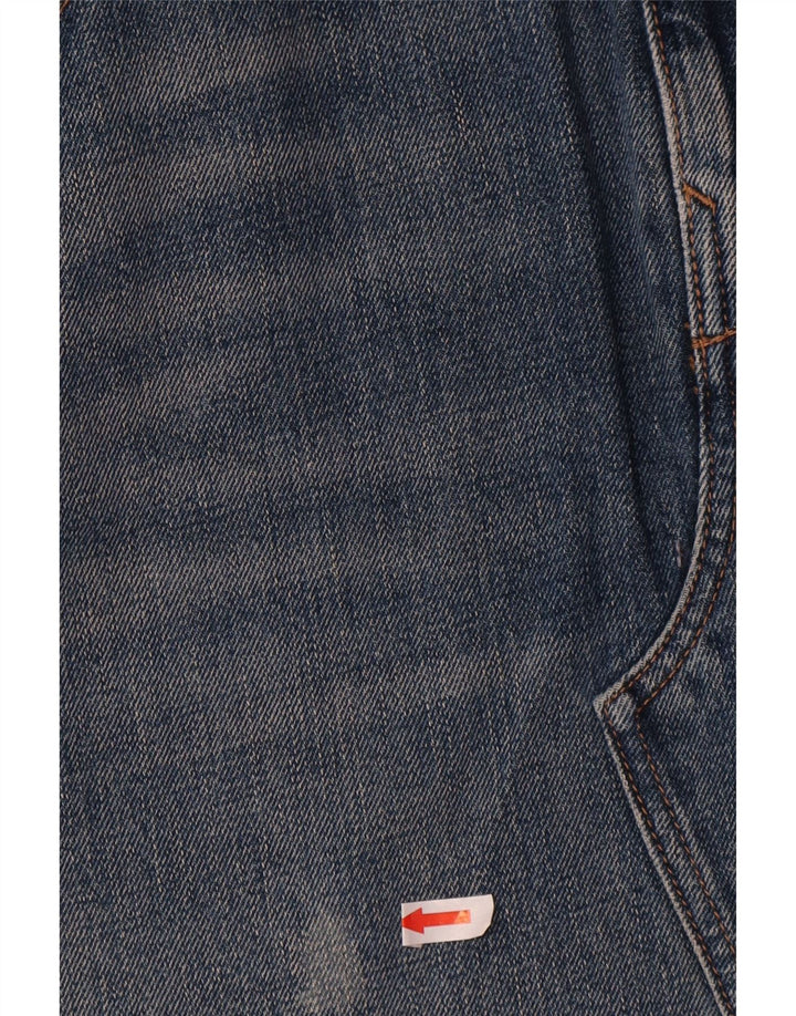 Fusta Denim Zara Femei Mic W26 Bumbac Albastru