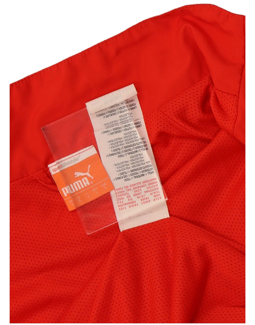 Jachetă de top pentru trening cu grafică Puma pentru bărbați, mare, roșu, sport cu blocuri de culoare