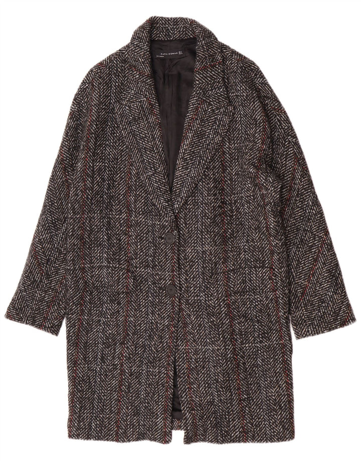 Pardesiu pentru femei Zara UK 14 Medium Gri din Lână