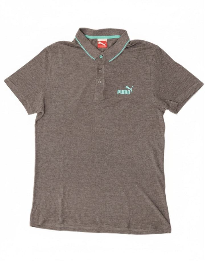 Tricou polo Puma pentru bărbați, gri mediu