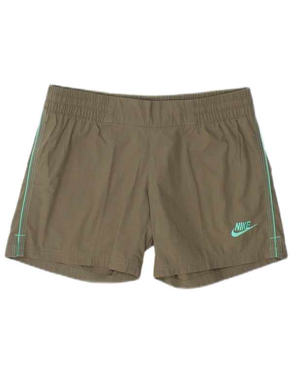 Pantaloni scurți casual Nike băieți 12-13 ani mari W28 kaki poliester