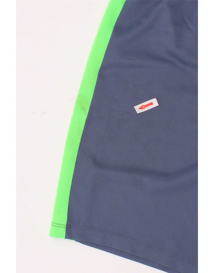 Pantaloni scurți sport Nike pentru băieți 12-13 ani, mari, albastru, poliester color bloc