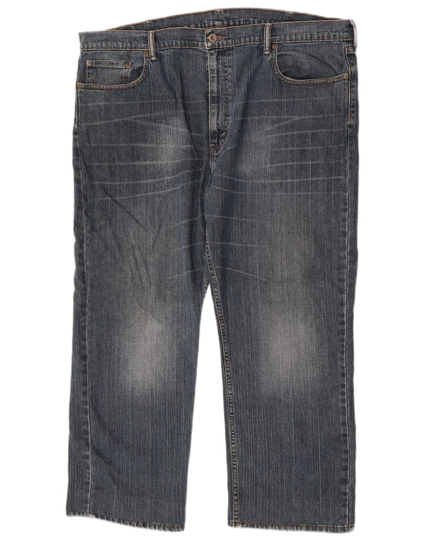 Blugi drepti pentru bărbați Levi's 559, cu ajustare relaxată, L44 L27, bumbac albastru