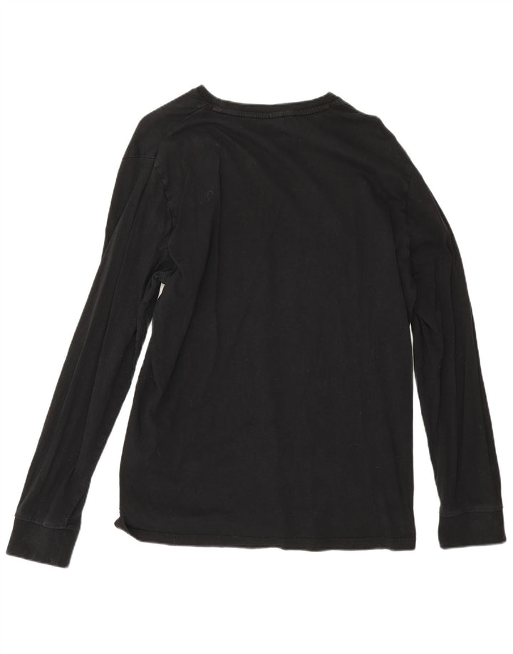 Top pentru bărbați Superdry cu mânecă lungă 2XL, negru