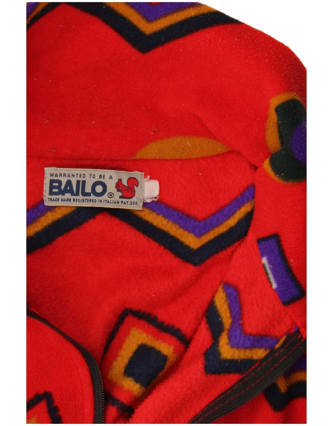 Pulover pentru bărbați Bailo, din lână, cu fermoar, XL, roșu, geometric