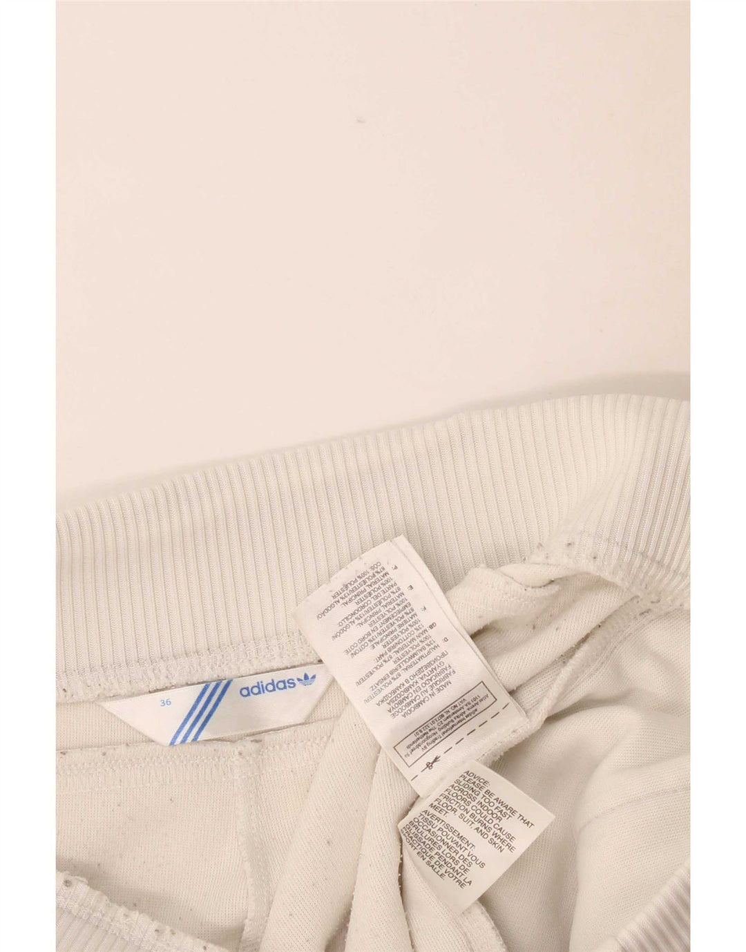 Pantaloni de trening Adidas pentru femei EU 36 Poliester alb mic