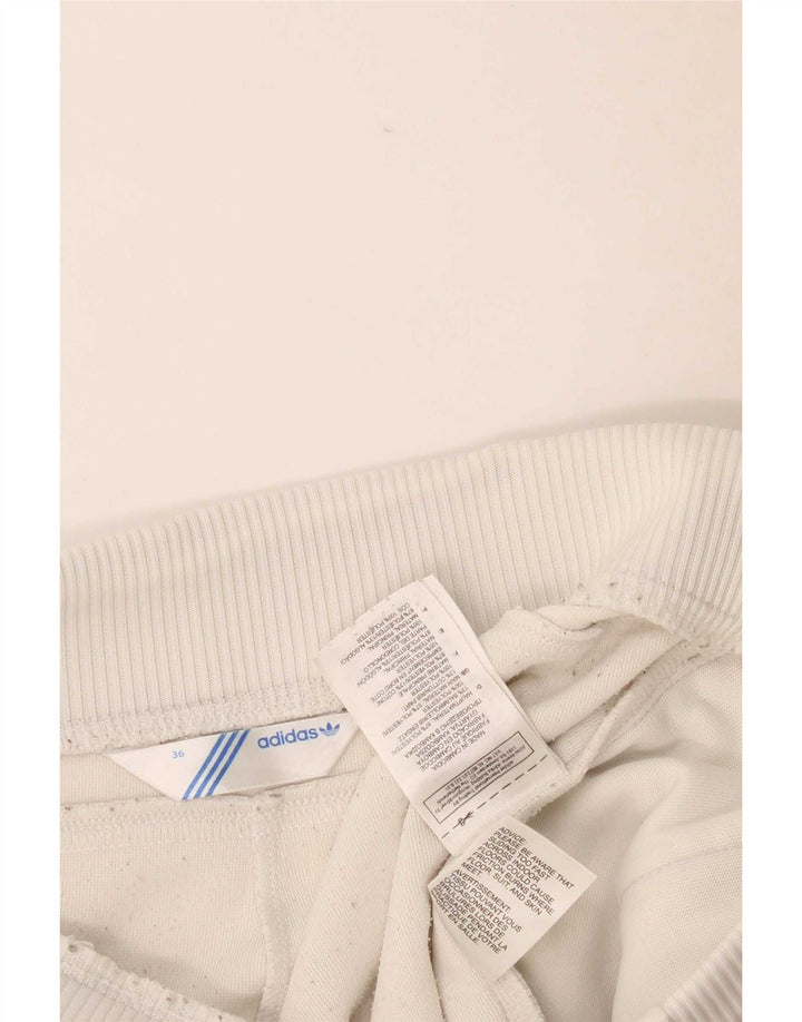 Pantaloni de trening Adidas pentru femei EU 36 Poliester alb mic